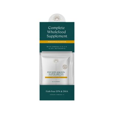 Phytality Phytoplankton Super Greens (Complete Wholefood Supplement) Sachets 6g x 12 Pack